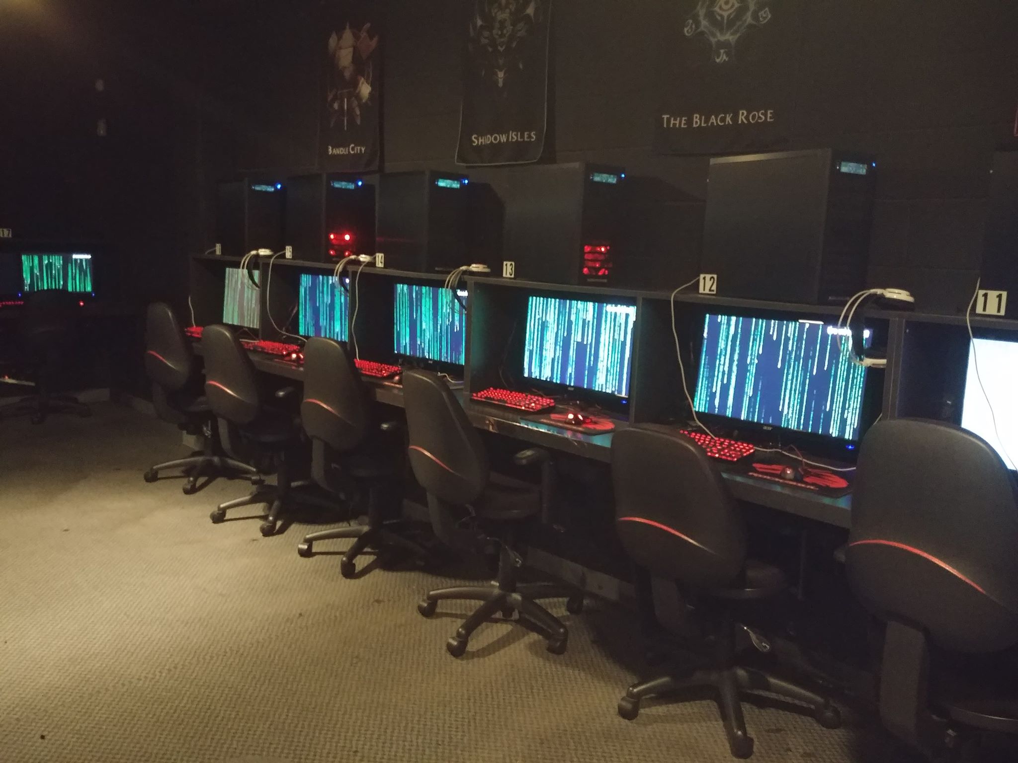 Computers set up